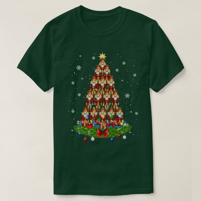 Nutcrackers Toys Christmas Tree Soldier T-Shirt (Design vorne)