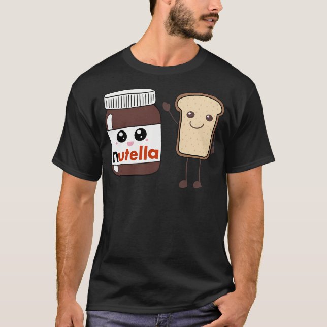 Nutella und Brot T-Shirt (Vorderseite)