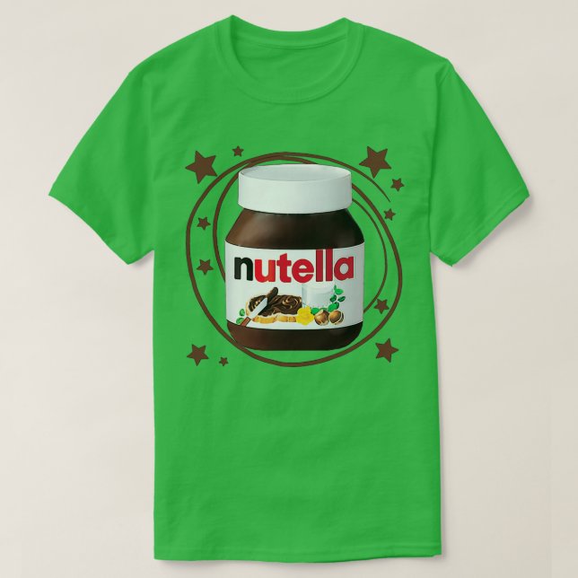 Nutella Wirbel VNeck T-Shirt (Design vorne)