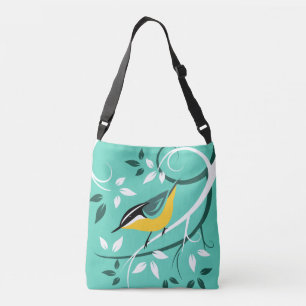 Nuthatch Art Tragetaschen Mit Langen Trägern