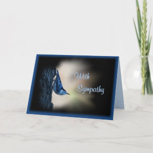 Nuthatch-Bird-Beileid Karte