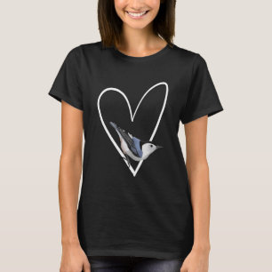 Nuthatch Bird Bird Birdwatcher Tierbiologe T-Shirt