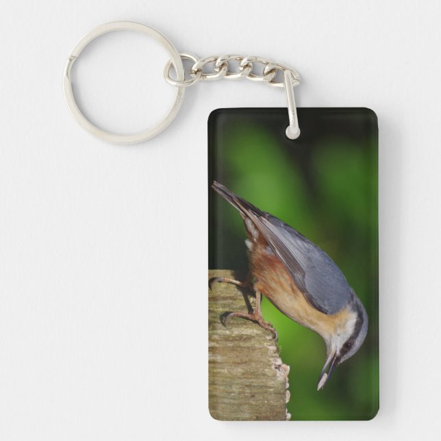 Nuthatch Schlüsselanhänger (Vorderseite)