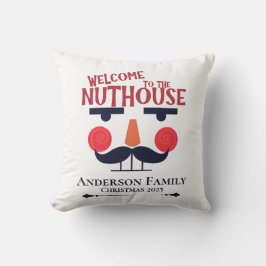 Nuthouse Funny Christmas Nutcracker  Kissen