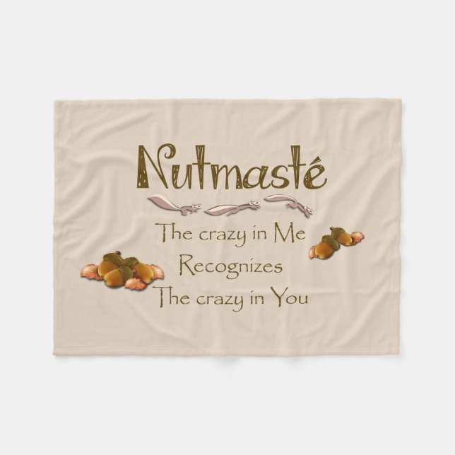 Nutmaste Fleecedecke (Vorderseite (Horizontal))