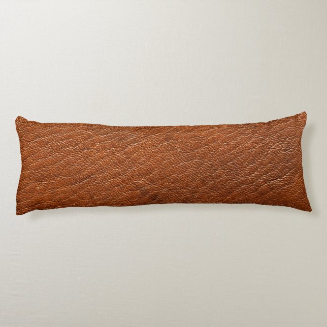 Nutmeg Leather Seitenschläferkissen (Rückseite)
