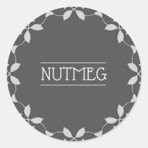 Nutmeg Spice Jar Aufkleber
