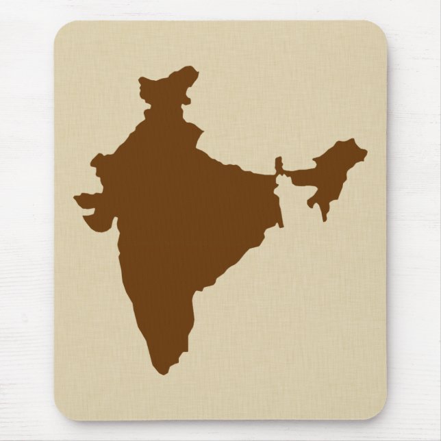 Nutmeg Spice Moods Indien Mousepad (Vorne)