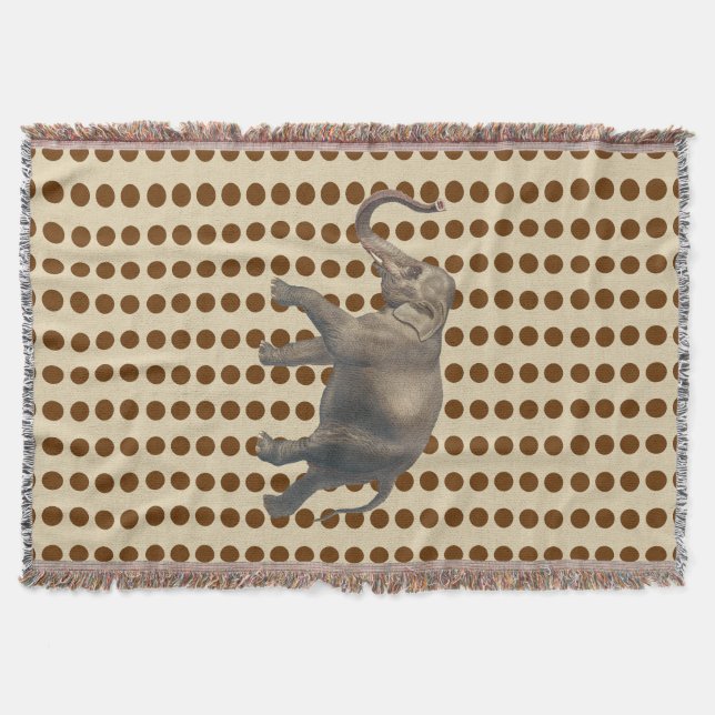Nutmeg Spice Stimmungen Punkte mit Elefant Decke (Vorderseite)