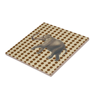 Nutmeg Spice Stimmungen Punkte mit Elefant Fliese