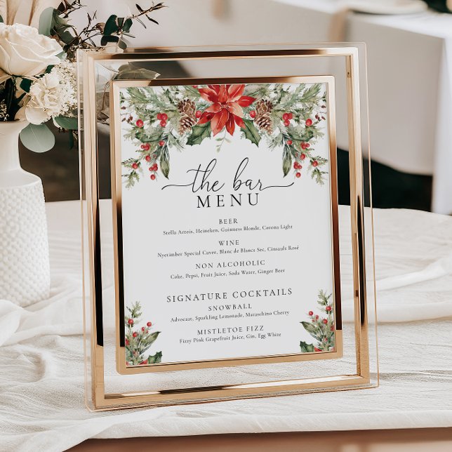 Nutmeg Weihnachten Weihnachten Das Bar Drinks Menü Poster (Von Creator hochgeladen)