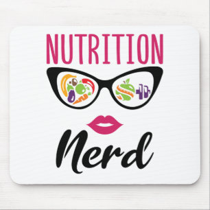 Nutrition Nerd Nutritionist Dietitian Mousepad