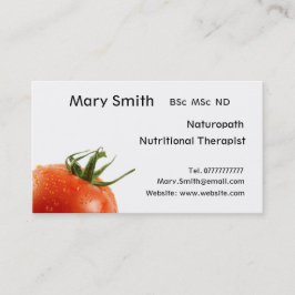 Nutritionist / Nutritional Therapist / Naturopath Visitenkarte
