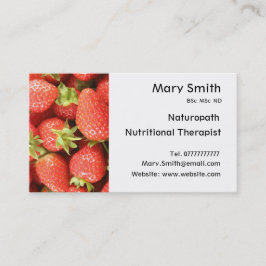 Nutritionist / Nutritional Therapist / Naturopath Visitenkarte