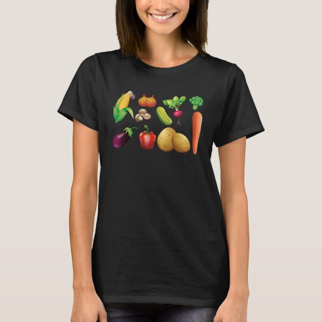 Nutritionist Potato for Dietician and Vegan  6 T-Shirt (Vorderseite)