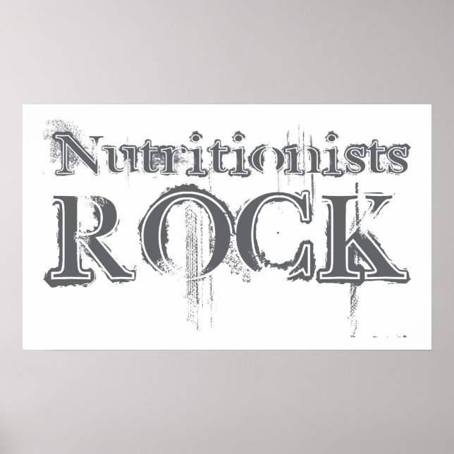 Nutritionist Rock Poster (Vorne)
