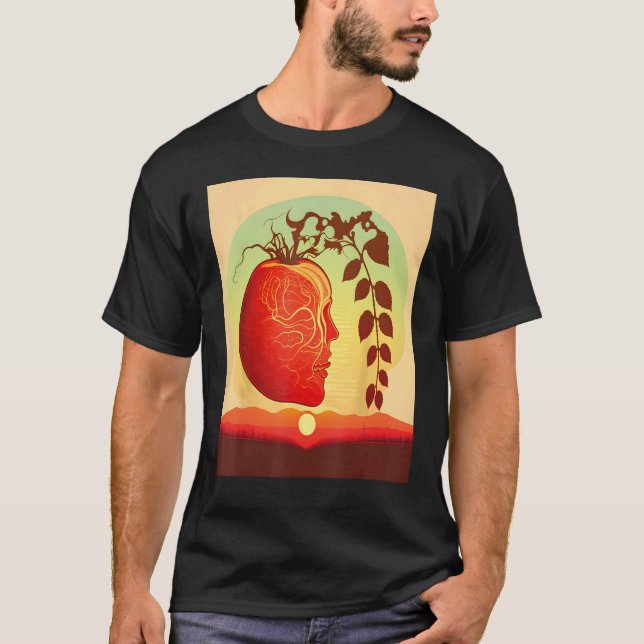 Nutritionist Tomato Frucht Gemüsepflanzendiätin un T-Shirt (Vorderseite)