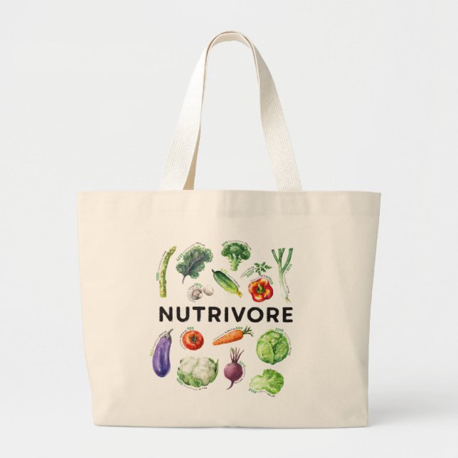 Nutrivore Bauern Market Tote Bag Jumbo Stoffbeutel (Vorne)