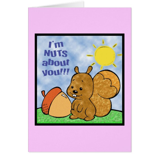 Nuts ABout You Card (Vorne)