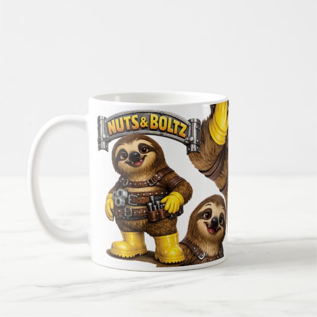 Nuts & Boltz Sloth Kaffeetasse (Links)