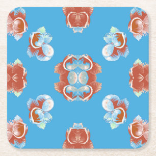 Nuts für dich! rechteckiger pappuntersetzer