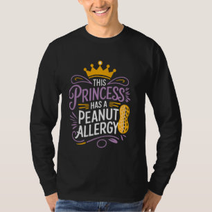 Nuts Peanut Allergie Food Allergie Aufklärung Mona T-Shirt