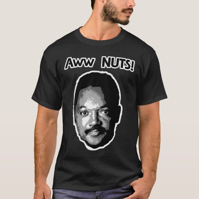 NUTS Shirt Jesse Jackson Aww - Dunkelheit (Vorderseite)