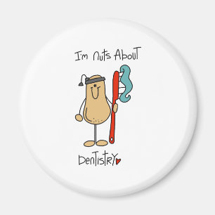 Nuts über Zahnmedizin Magnet