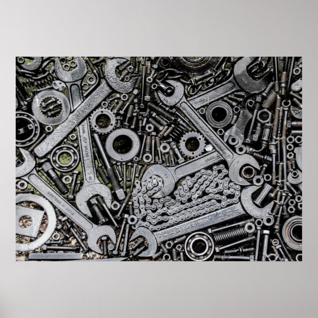 Nuts und Bolzen Poster (Vorne)