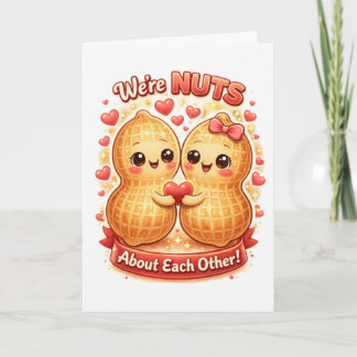 Nuts Valentine's Day Karte