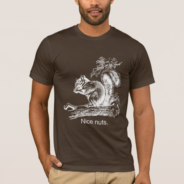 NUTS - WEISS -.pnng T-Shirt (Vorderseite)