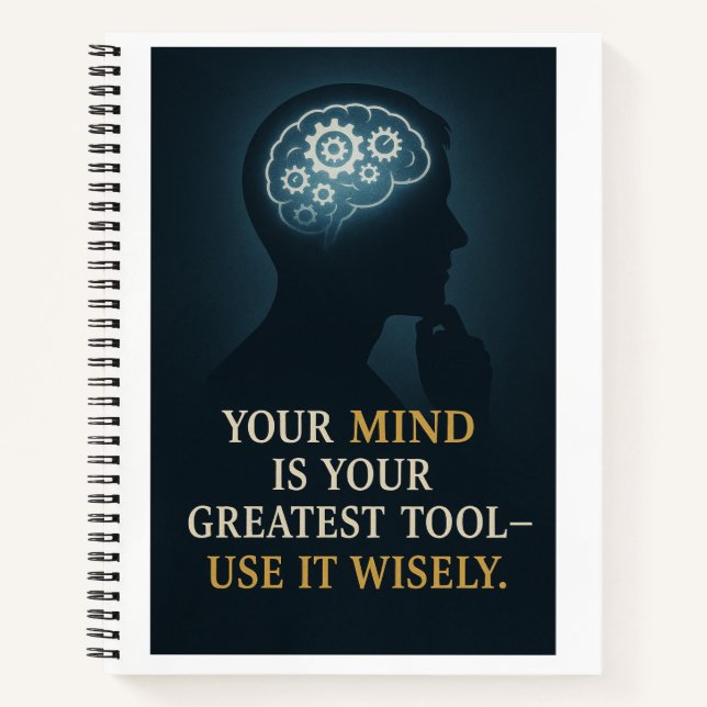 Nutze den Power deines Geistes Notizbuch (Vorderseite)