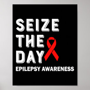 Nutze den Tag Epilepsie-Bewusstsein Poster