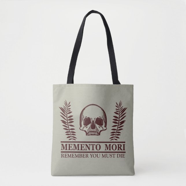 Nutze den Tag Memento Mori Totenkopf (Vorderseite)