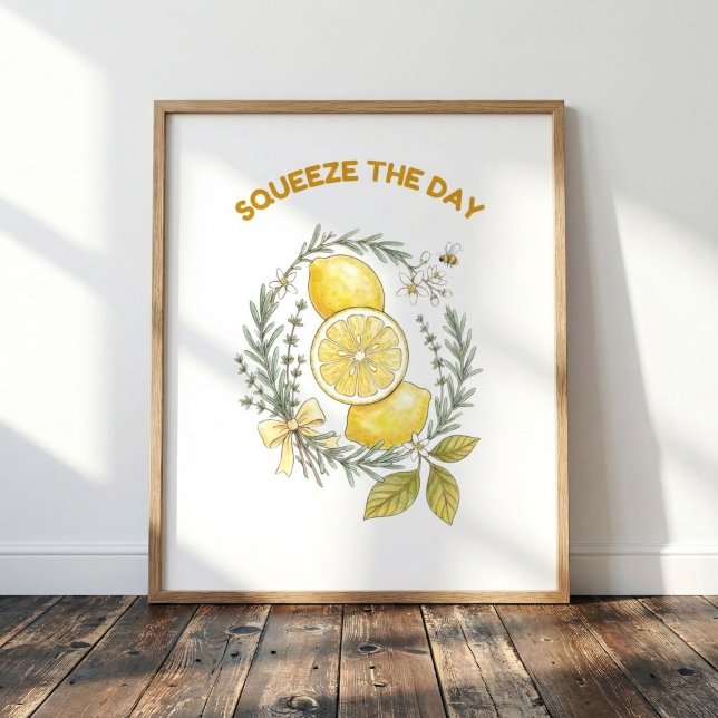 Nutze Den Tag Zitrone Küche Wand Kunst Poster (Von Creator hochgeladen)