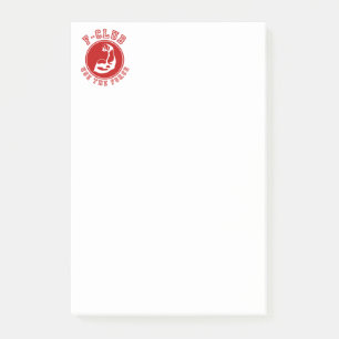 Nutze die Macht Post-it Klebezettel