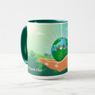 Nutze Energie für frische Planetenvibes Tasse