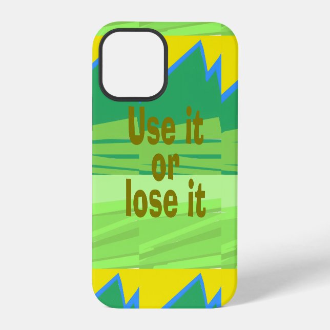 Nutze es oder verliere es Weihnachtsgeschenk iPhone Hülle (Rückseite)