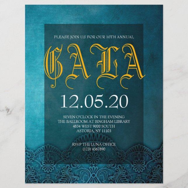 Nutzen Gala New Years Party Flyer (Vorne)