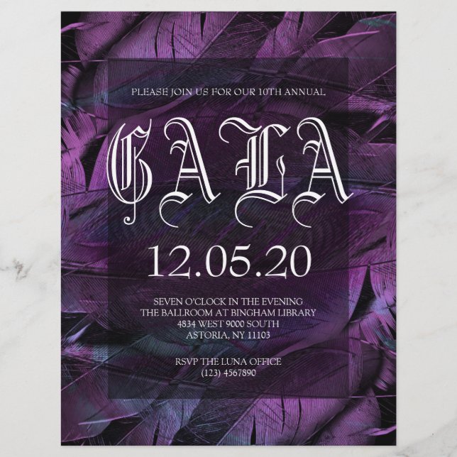 Nutzen Gala New Years Party Flyer (Vorne)
