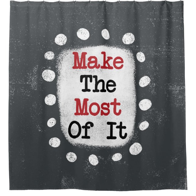 Nutzen Sie den Duschvorhang (Vorderseite)