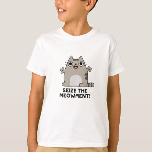 Nutzen Sie den positiven Cat Pun T-Shirt