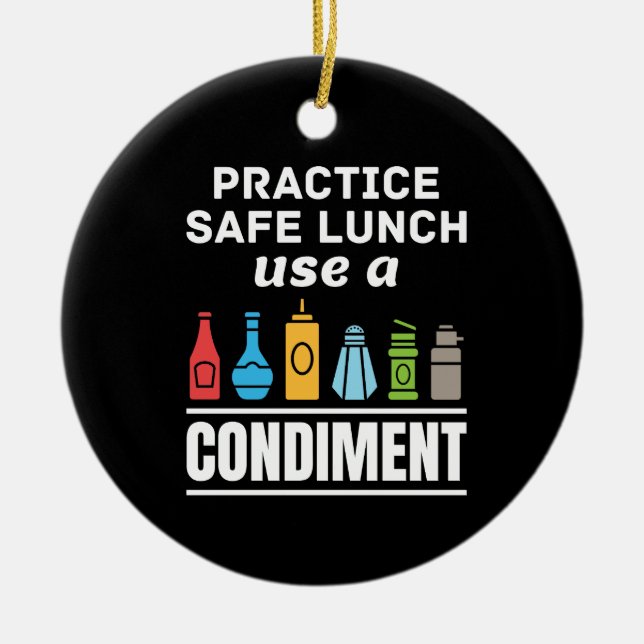 Nutzen Sie die Cafeteria "Condition Cafeteria", um Keramik Ornament (Vorne)