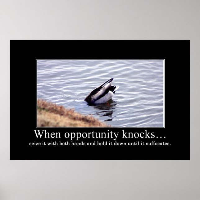 Nutzen Sie die Gelegenheit mit beiden Händen [XL] Poster (Vorne)