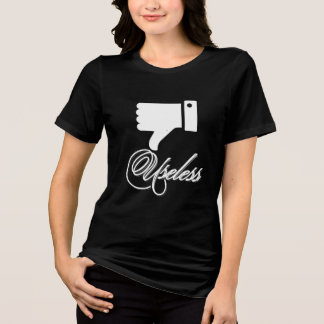 Nützliche Script-Kunst Tri-Blend Shirt