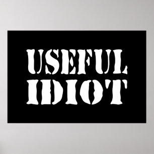 NÜTZLICHES IDIOT POSTER