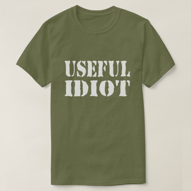 NÜTZLICHES IDIOT T-Shirt (Design vorne)