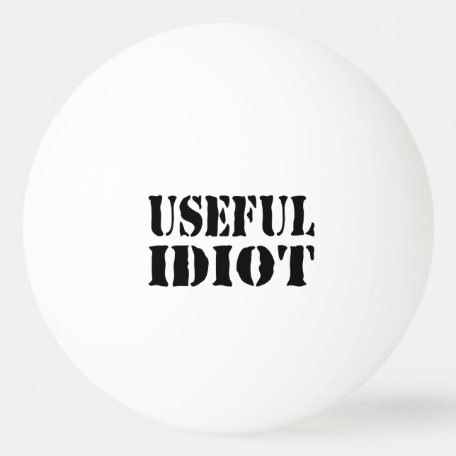 NÜTZLICHES IDIOT TISCHTENNISBALL (Vorderseite)