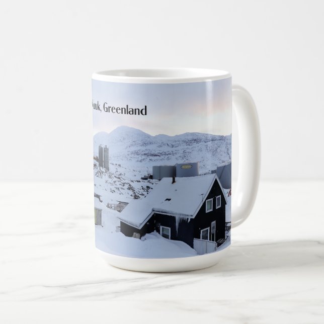 Nuuk, Greenland landscape photograph Kaffeetasse (VorderseiteRechts)