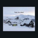 Nuuk, Grönland-Landschaftsfotos Postkarte<br><div class="desc">Nuuk,  Grönland Landschaftsbild.</div>